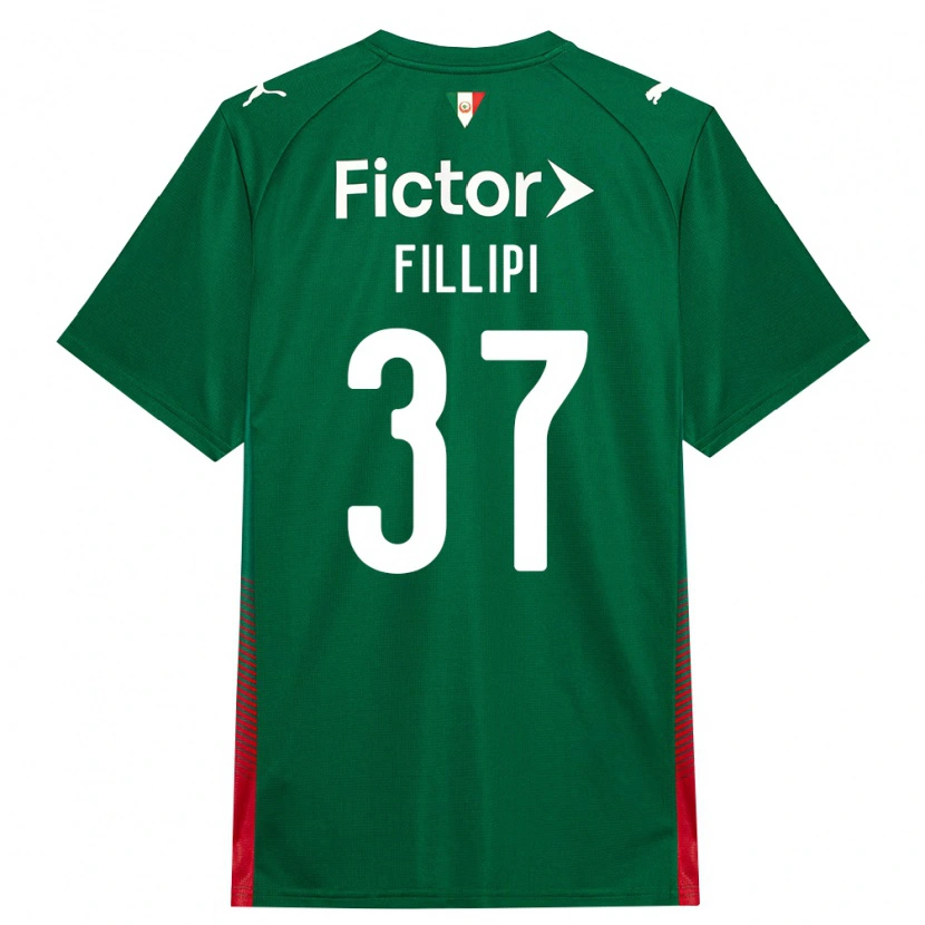 Danxen Damen Riquelme Fillipi #37 Grün Rot Weiß Heimtrikot Trikot 2026/27 T-Shirt