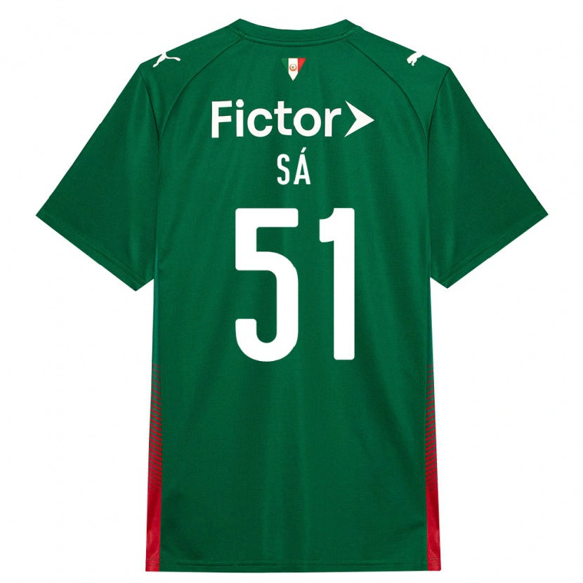 Danxen Damen Luiz Sá #51 Grün Rot Weiß Heimtrikot Trikot 2026/27 T-Shirt