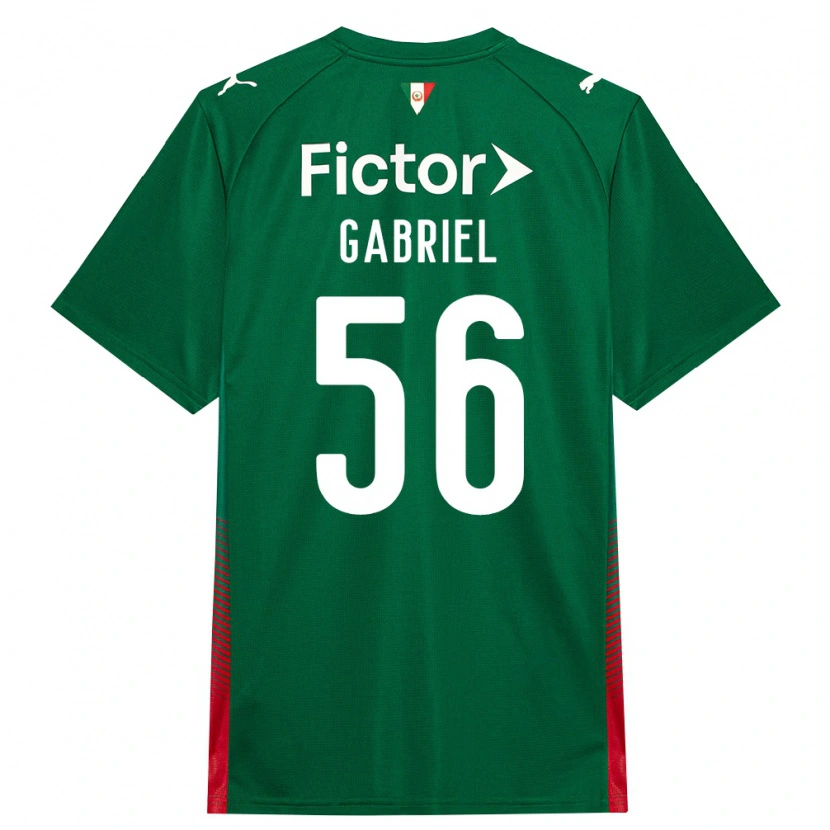 Danxen Damen Arthur Gabriel #56 Grün Rot Weiß Heimtrikot Trikot 2026/27 T-Shirt