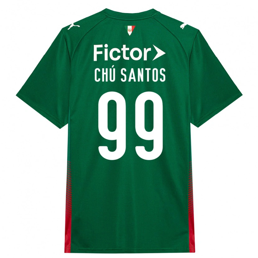 Danxen Damen Chú Santos #99 Grün Rot Weiß Heimtrikot Trikot 2026/27 T-Shirt