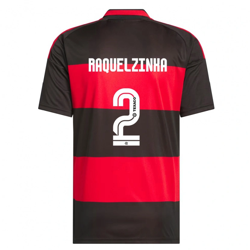 Danxen Damen Raquelzinha #2 Rot Schwarz Weiß Heimtrikot Trikot 2026/27 T-Shirt