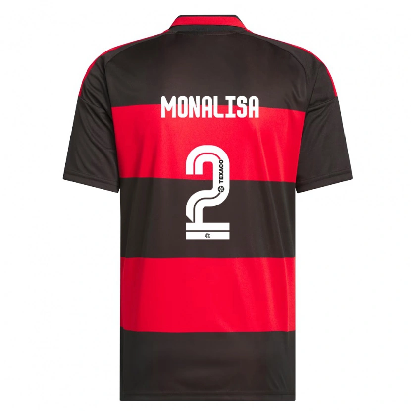 Danxen Damen Monalisa #2 Rot Schwarz Weiß Heimtrikot Trikot 2026/27 T-Shirt