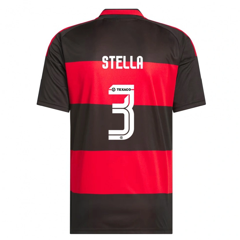 Danxen Damen Stella #3 Rot Schwarz Weiß Heimtrikot Trikot 2026/27 T-Shirt