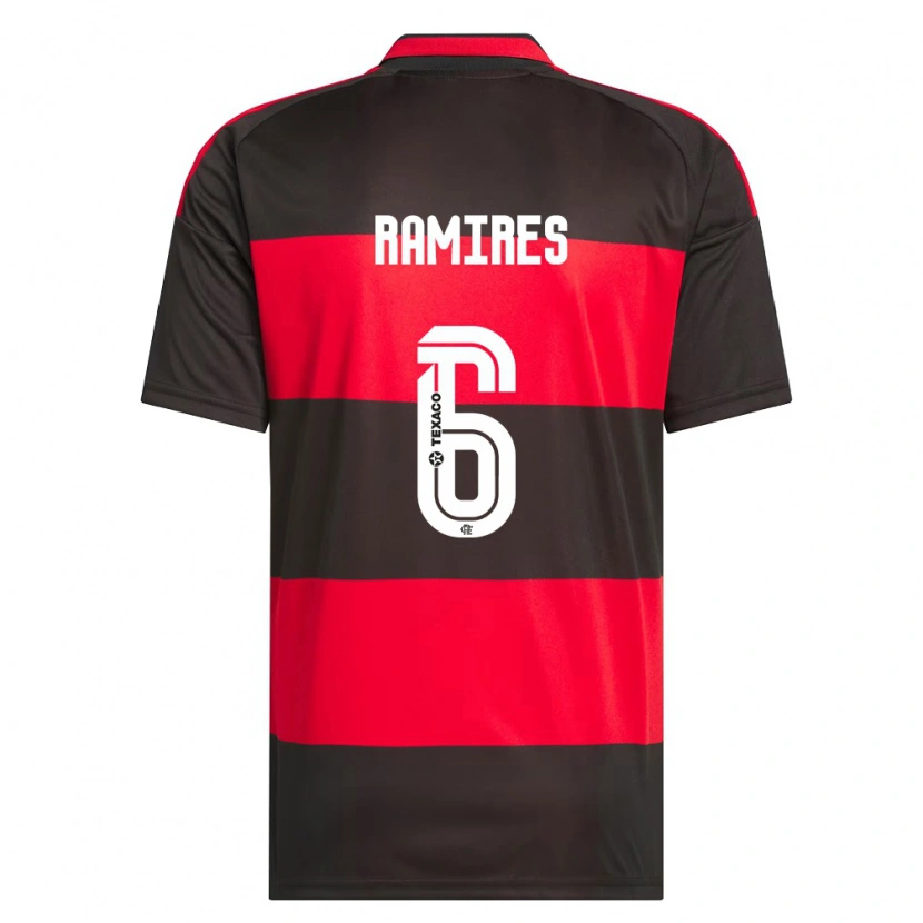 Danxen Damen Gustavo Rodrigues Nunes #6 Rot Schwarz Weiß Heimtrikot Trikot 2026/27 T-Shirt