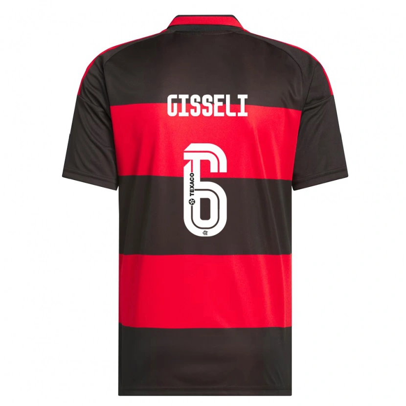 Danxen Damen Gisseli #6 Rot Schwarz Weiß Heimtrikot Trikot 2026/27 T-Shirt