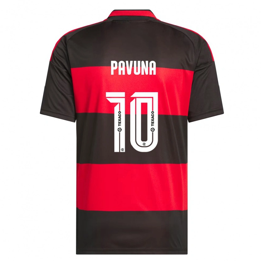 Danxen Damen Kauã Pavuna #10 Rot Schwarz Weiß Heimtrikot Trikot 2026/27 T-Shirt