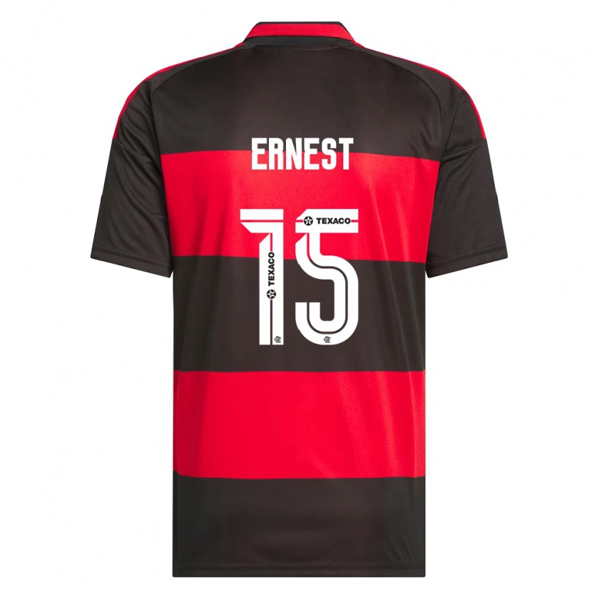 Danxen Damen Ernest Muñoz Mellis #15 Rot Schwarz Weiß Heimtrikot Trikot 2026/27 T-Shirt