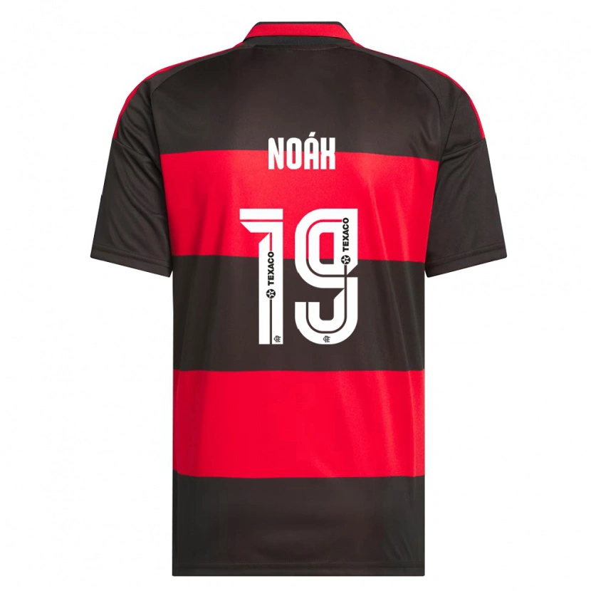 Danxen Damen Noáh Gerlach Riger Silva #19 Rot Schwarz Weiß Heimtrikot Trikot 2026/27 T-Shirt