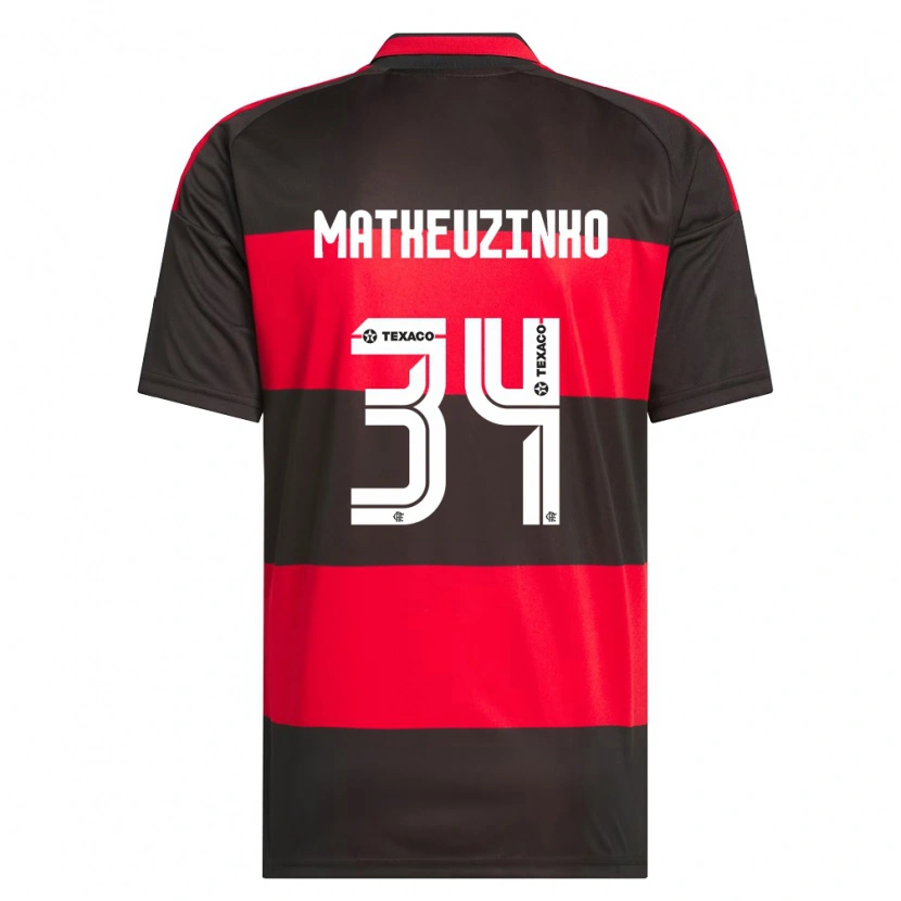 Danxen Damen Matheuzinho #34 Rot Schwarz Weiß Heimtrikot Trikot 2026/27 T-Shirt