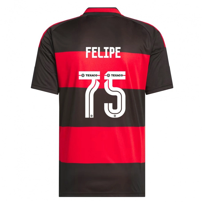 Danxen Damen Luiz Felipe #75 Rot Schwarz Weiß Heimtrikot Trikot 2026/27 T-Shirt