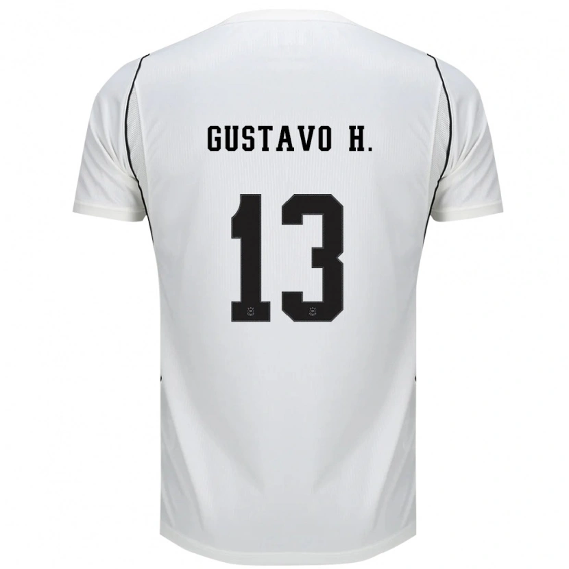 Danxen Damen Gustavo Henrique #13 Weiß Schwarz Rot Heimtrikot Trikot 2026/27 T-Shirt