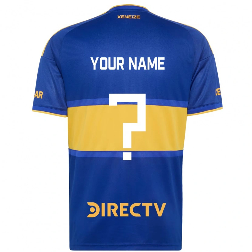 Danxen Damen Ihren Namen #0 Königsblau Gelb Heimtrikot Trikot 2026/27 T-Shirt