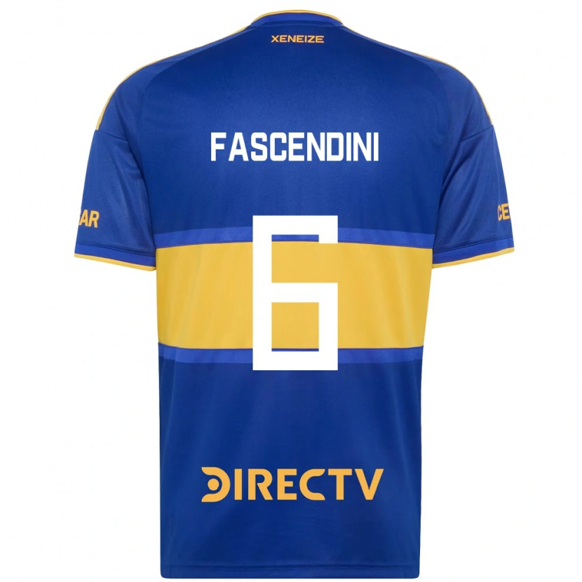 Danxen Damen Valentin Fascendini #6 Königsblau Gelb Heimtrikot Trikot 2026/27 T-Shirt