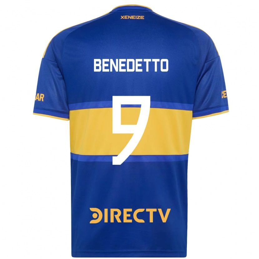 Danxen Damen Dario Benedetto #9 Königsblau Gelb Heimtrikot Trikot 2026/27 T-Shirt
