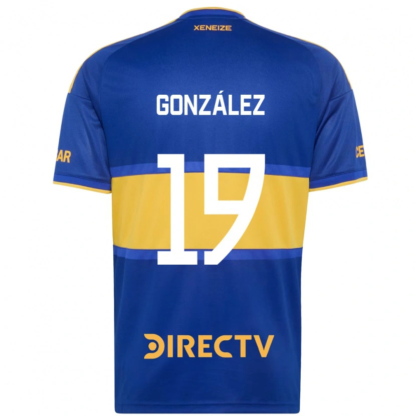 Danxen Damen Ezequiel González #19 Königsblau Gelb Heimtrikot Trikot 2026/27 T-Shirt