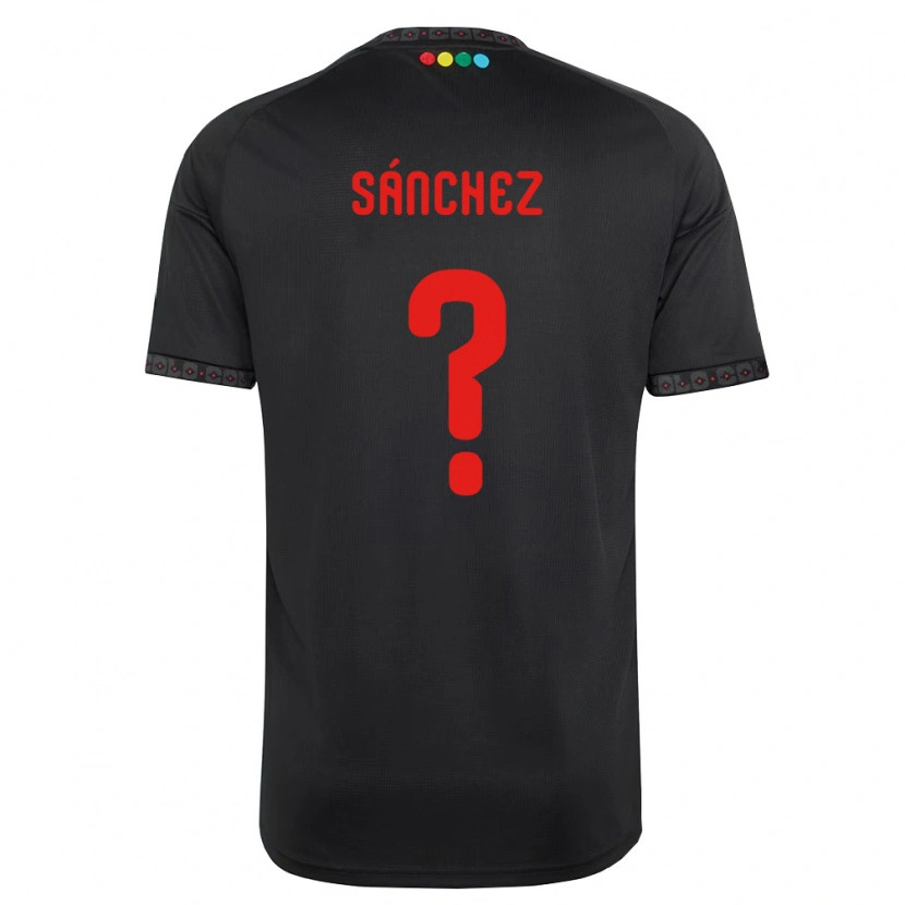 Danxen Damen Bastian Sánchez #0 Schwarz Rot Auswärtstrikot Trikot 2026/27 T-Shirt