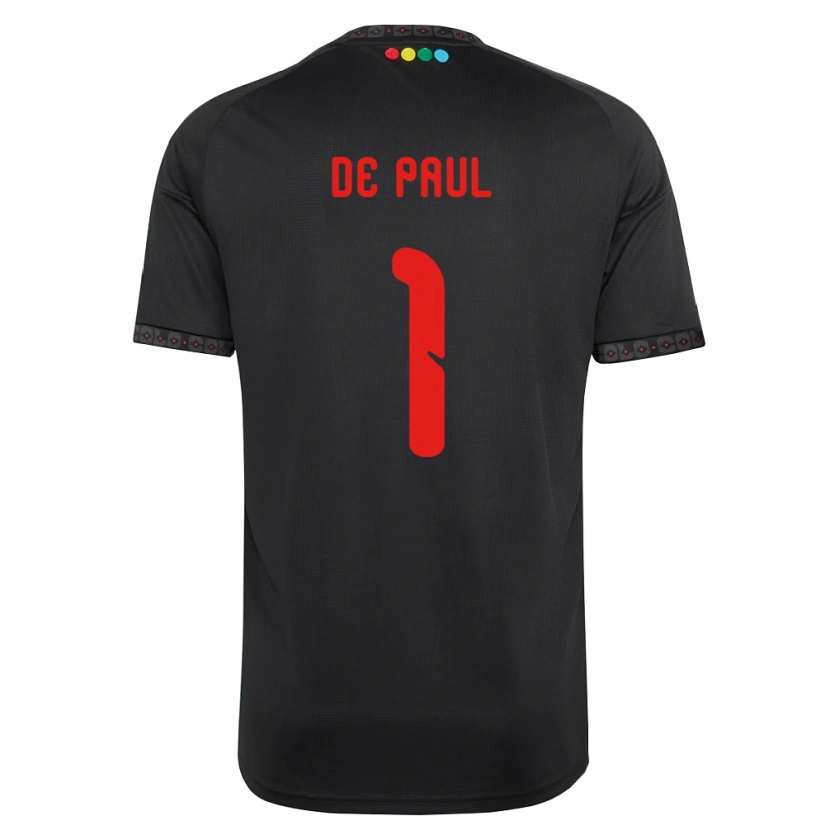 Danxen Damen Fernando De Paul #1 Schwarz Rot Auswärtstrikot Trikot 2026/27 T-Shirt