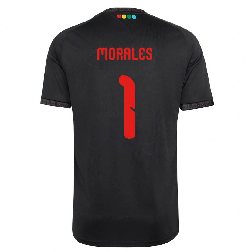 Danxen Damen Benjamin Morales #1 Schwarz Rot Auswärtstrikot Trikot 2026/27 T-Shirt