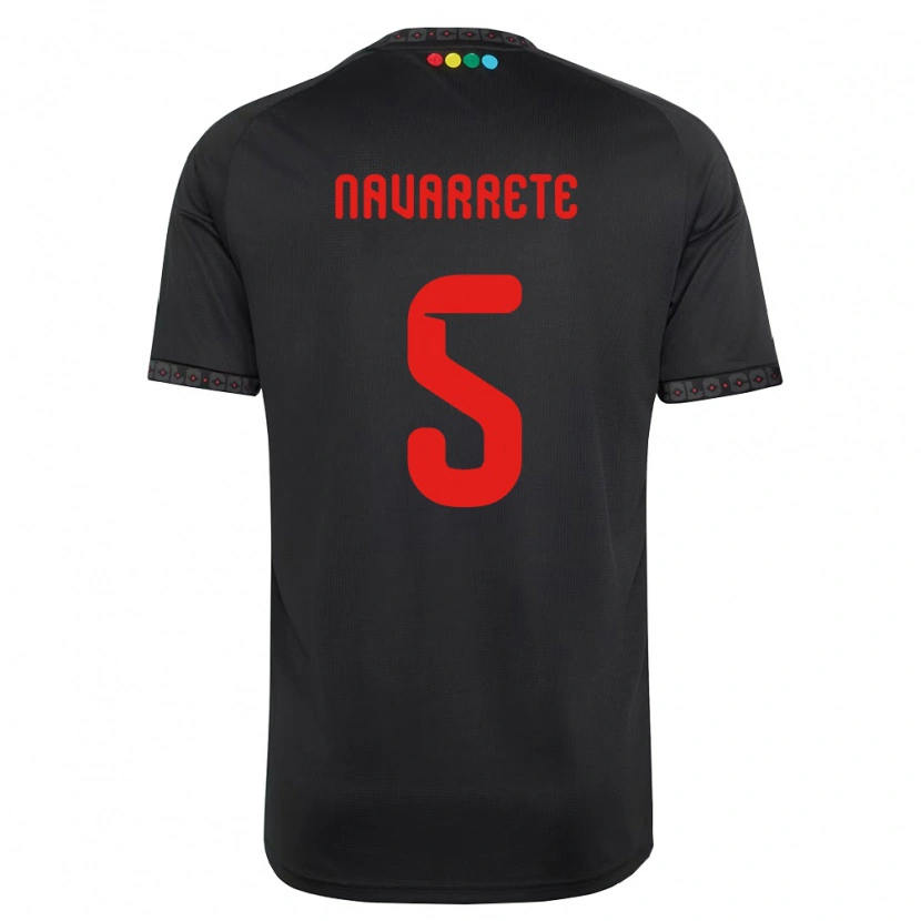 Danxen Damen Martín Navarrete #5 Schwarz Rot Auswärtstrikot Trikot 2026/27 T-Shirt