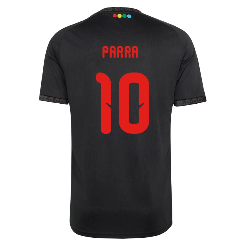 Danxen Damen Pablo Parra #10 Schwarz Rot Auswärtstrikot Trikot 2026/27 T-Shirt