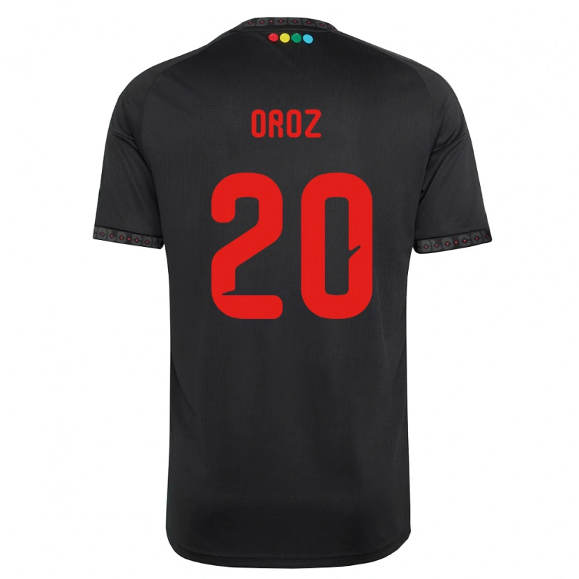 Danxen Damen Alexander Oroz #20 Schwarz Rot Auswärtstrikot Trikot 2026/27 T-Shirt