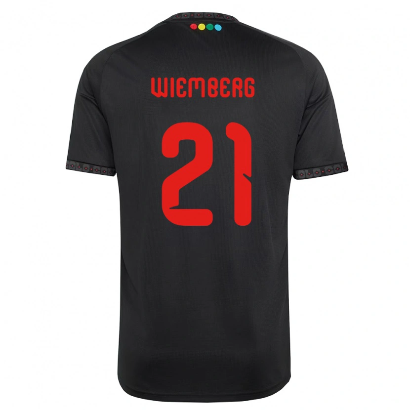 Danxen Damen Erick Wiemberg #21 Schwarz Rot Auswärtstrikot Trikot 2026/27 T-Shirt