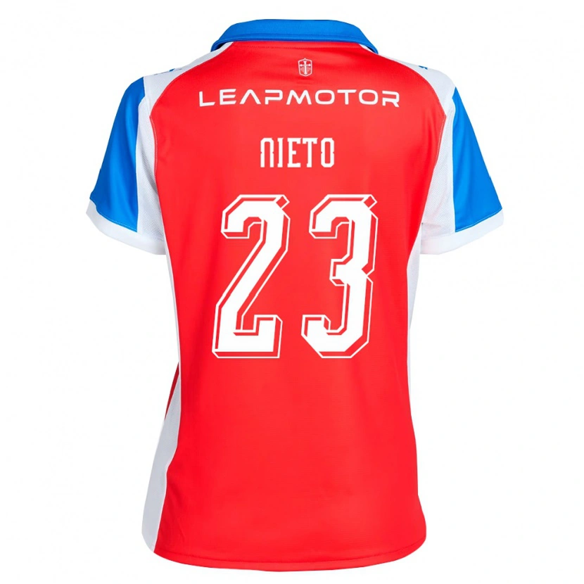 Danxen Damen Byron Nieto #23 Rot Blau Auswärtstrikot Trikot 2026/27 T-Shirt