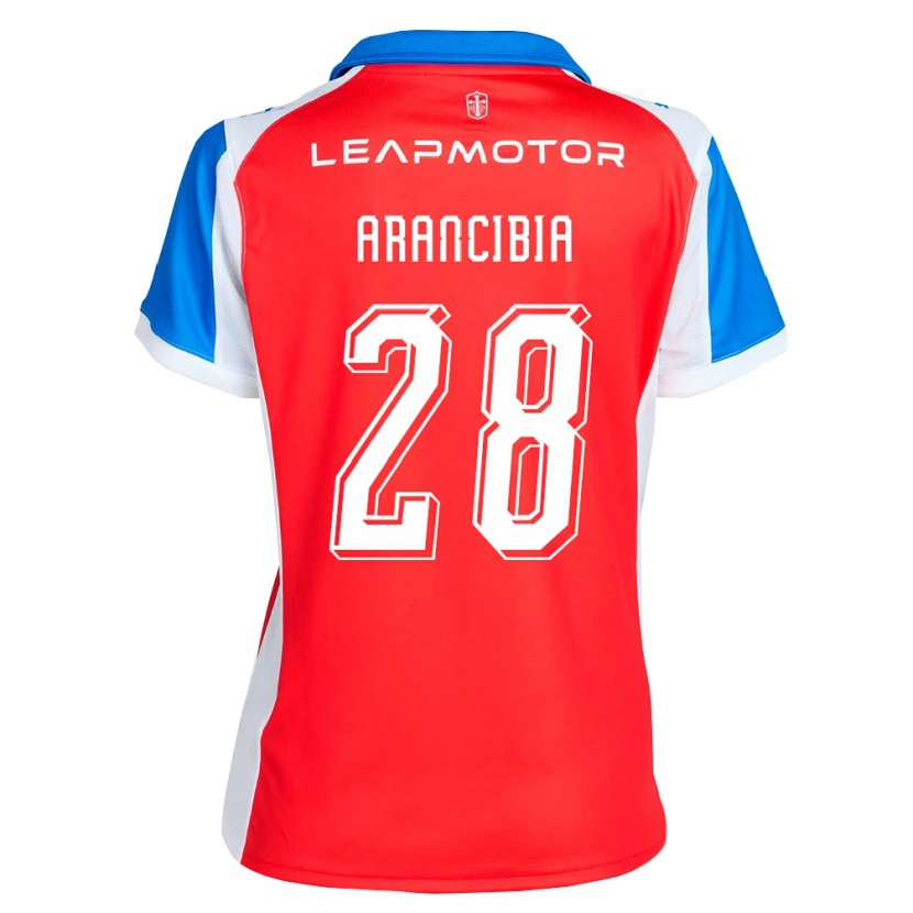 Danxen Damen Francisco Arancibia #28 Rot Blau Auswärtstrikot Trikot 2026/27 T-Shirt