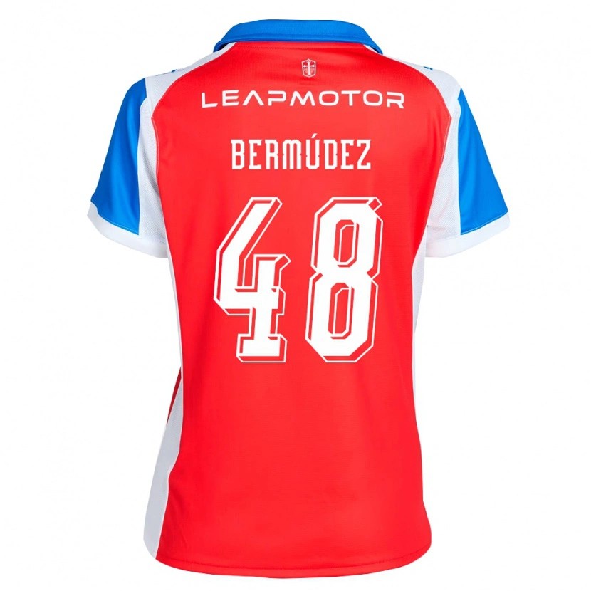 Danxen Damen Diego Bermúdez #48 Rot Blau Auswärtstrikot Trikot 2026/27 T-Shirt