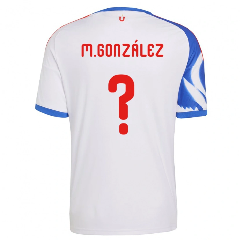 Danxen Damen Matías González #0 Weiß Marineblau Auswärtstrikot Trikot 2026/27 T-Shirt