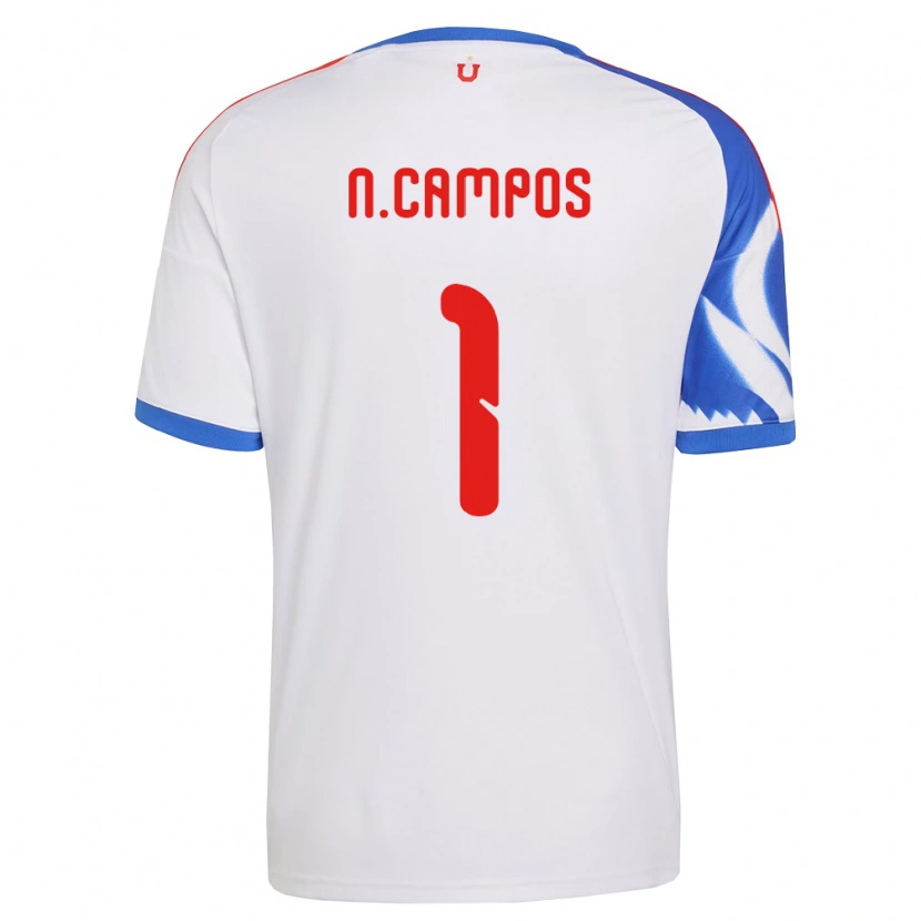 Danxen Damen Natalia Campos #1 Weiß Marineblau Auswärtstrikot Trikot 2026/27 T-Shirt