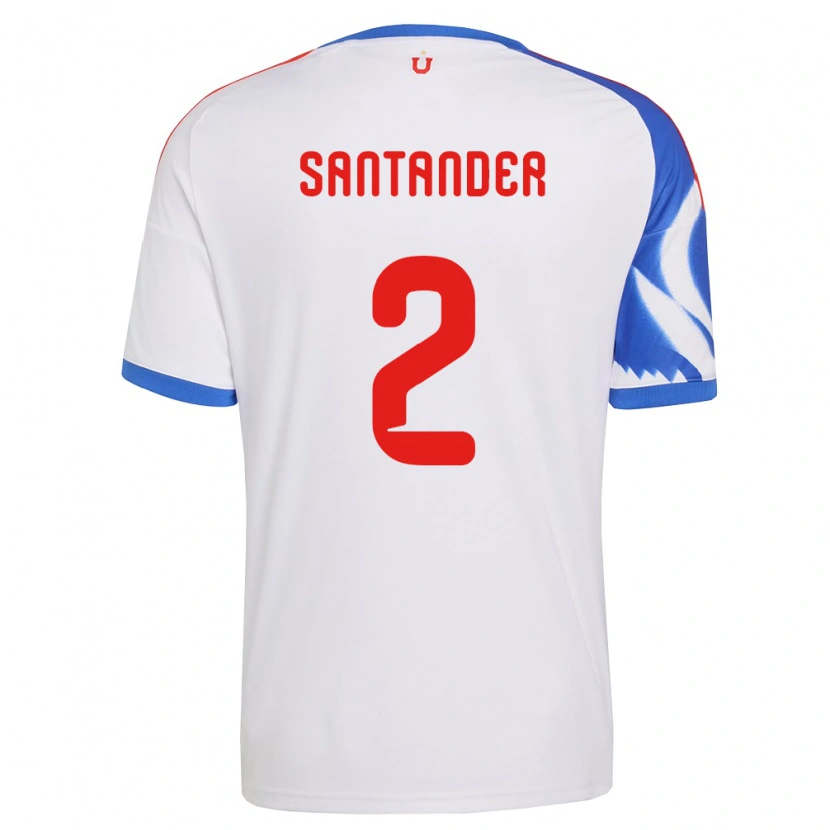 Danxen Damen Constanza Santander #2 Weiß Marineblau Auswärtstrikot Trikot 2026/27 T-Shirt