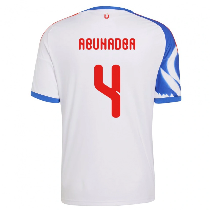 Danxen Damen Zacarías Abuhadba #4 Weiß Marineblau Auswärtstrikot Trikot 2026/27 T-Shirt