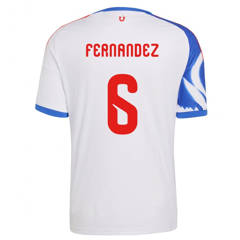 Danxen Damen Nicolás Fernández #6 Weiß Marineblau Auswärtstrikot Trikot 2026/27 T-Shirt