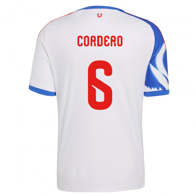 Danxen Damen Renato Cordero #6 Weiß Marineblau Auswärtstrikot Trikot 2026/27 T-Shirt