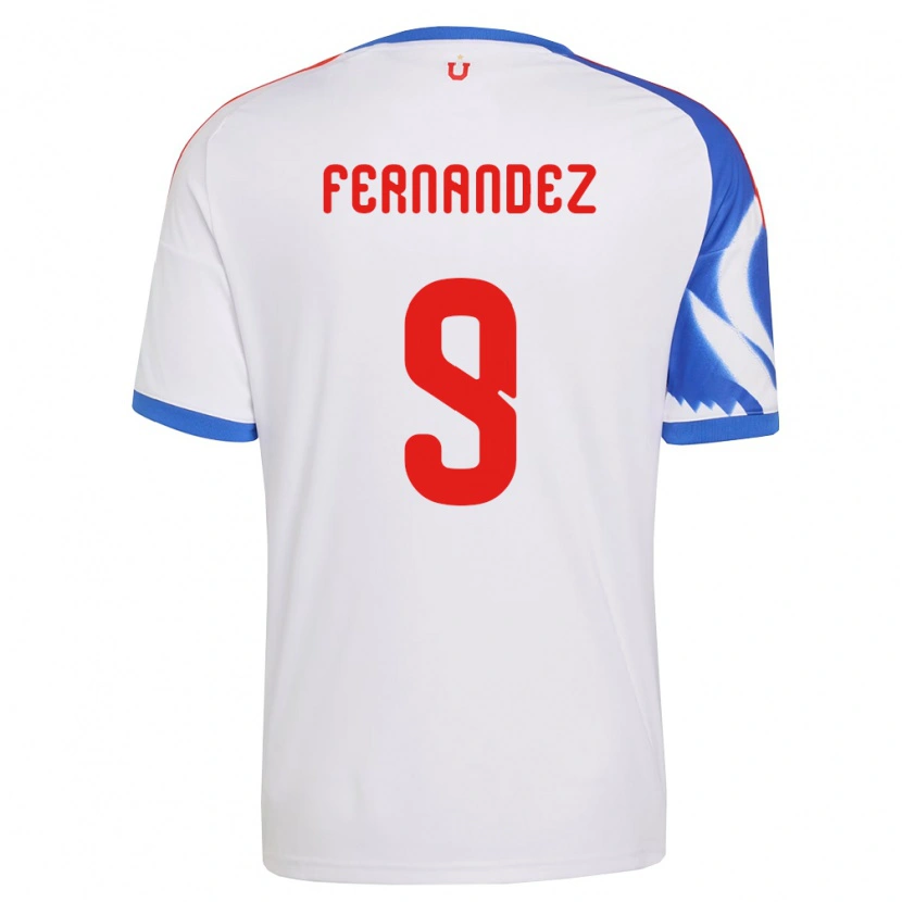 Danxen Damen Leandro Fernández #9 Weiß Marineblau Auswärtstrikot Trikot 2026/27 T-Shirt