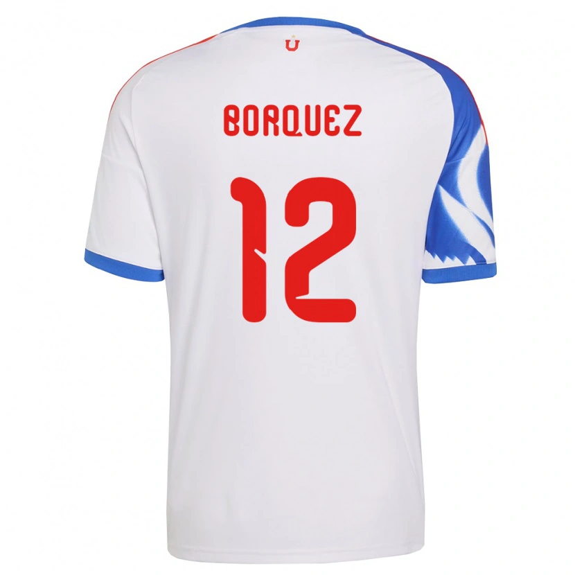 Danxen Damen Gabriela Bórquez #12 Weiß Marineblau Auswärtstrikot Trikot 2026/27 T-Shirt