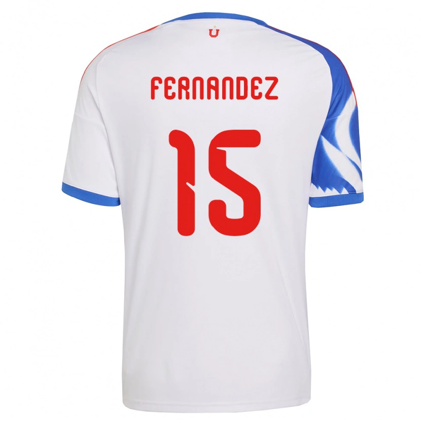 Danxen Damen Vicente Fernández #15 Weiß Marineblau Auswärtstrikot Trikot 2026/27 T-Shirt