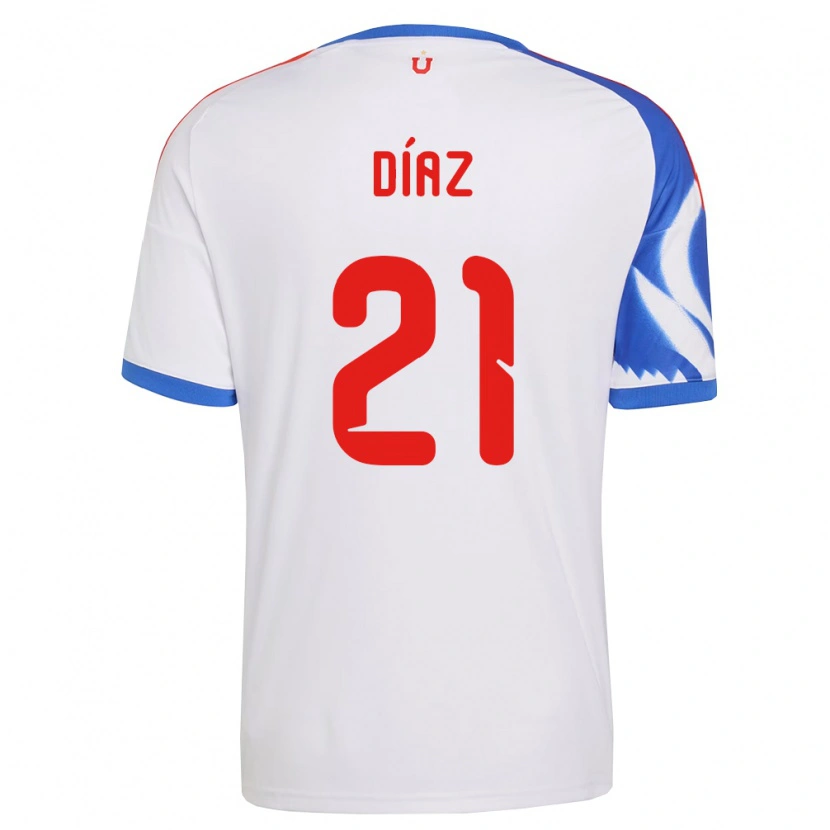 Danxen Damen Marcelo Díaz #21 Weiß Marineblau Auswärtstrikot Trikot 2026/27 T-Shirt