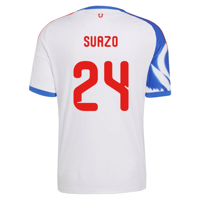 Danxen Damen Arantza Suazo #24 Weiß Marineblau Auswärtstrikot Trikot 2026/27 T-Shirt