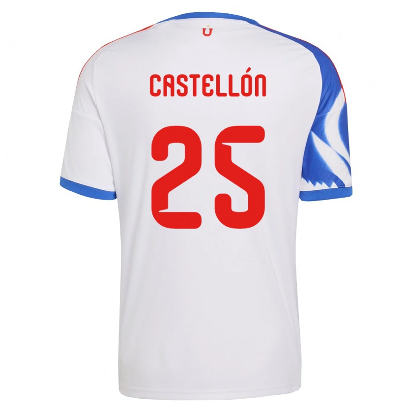 Danxen Damen Gabriel Castellón #25 Weiß Marineblau Auswärtstrikot Trikot 2026/27 T-Shirt