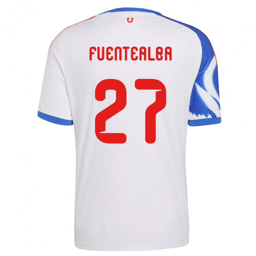 Danxen Damen Jeison Fuentealba #27 Weiß Marineblau Auswärtstrikot Trikot 2026/27 T-Shirt