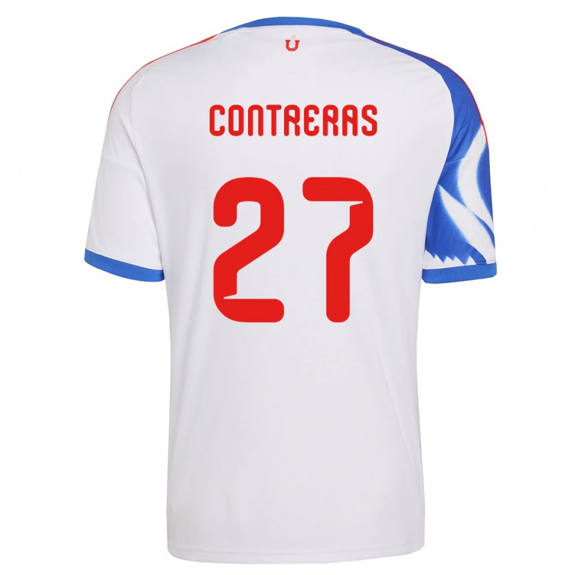 Danxen Damen Rodrigo Contreras #27 Weiß Marineblau Auswärtstrikot Trikot 2026/27 T-Shirt
