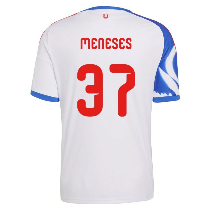 Danxen Damen Tomás Meneses #37 Weiß Marineblau Auswärtstrikot Trikot 2026/27 T-Shirt