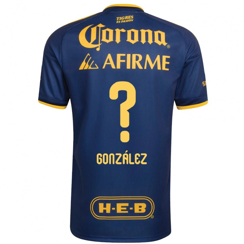 Danxen Damen Fernando González #0 Königsblau Gelb Auswärtstrikot Trikot 2026/27 T-Shirt