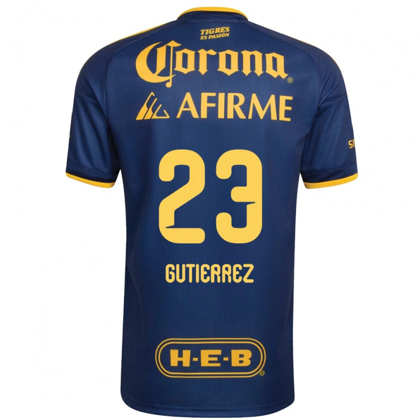 Danxen Damen Jana Gutierrez #23 Königsblau Gelb Auswärtstrikot Trikot 2026/27 T-Shirt