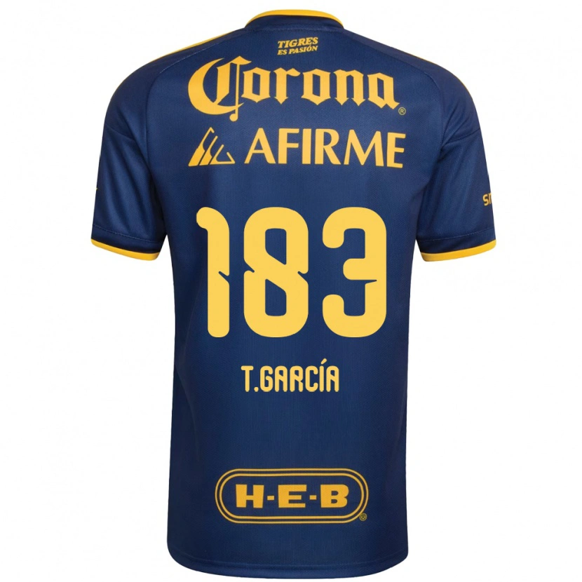 Danxen Damen Tomás García #183 Königsblau Gelb Auswärtstrikot Trikot 2026/27 T-Shirt