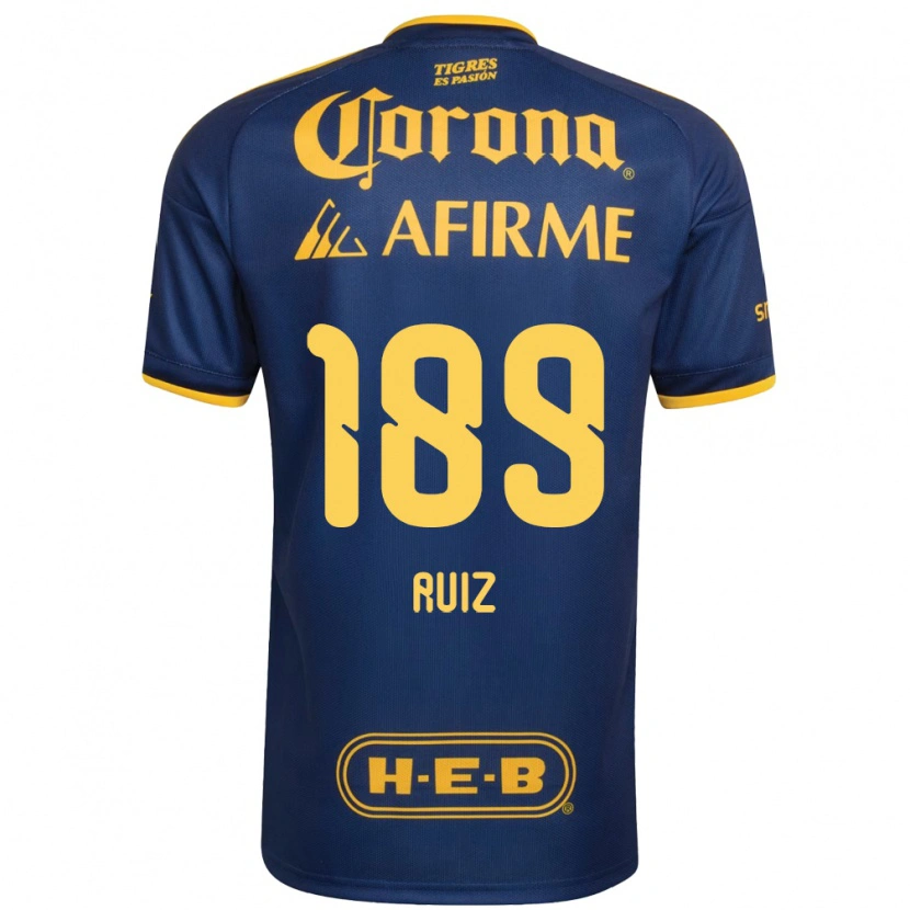 Danxen Damen Óscar Ruiz #189 Königsblau Gelb Auswärtstrikot Trikot 2026/27 T-Shirt