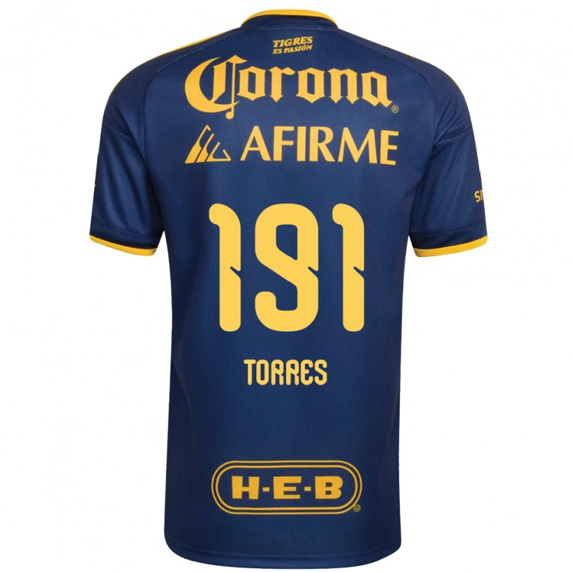 Danxen Damen Aldo Torres #191 Königsblau Gelb Auswärtstrikot Trikot 2026/27 T-Shirt