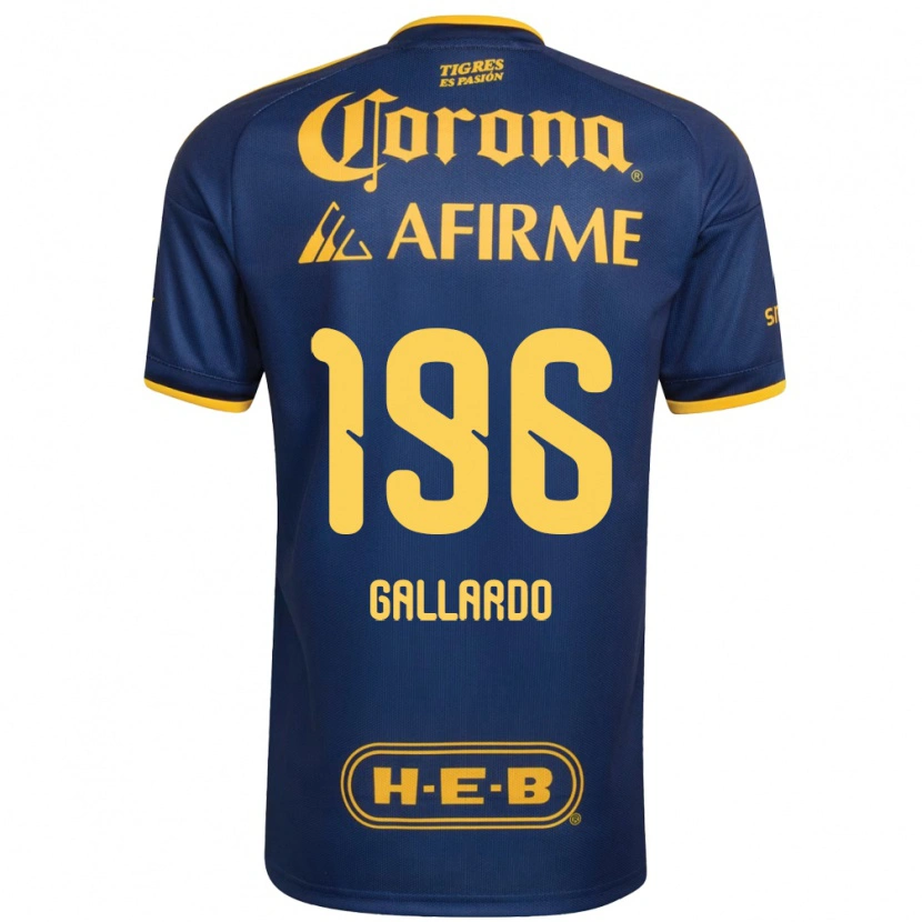 Danxen Damen Gael Gallardo #196 Königsblau Gelb Auswärtstrikot Trikot 2026/27 T-Shirt